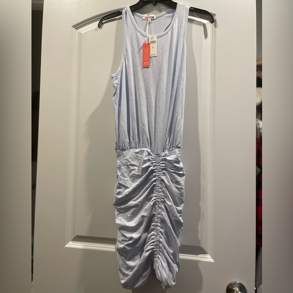 Sundry Ruched Racerback Dress - Picture 7 of 8